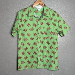 Disney Parks Toy Story Pizza Planet Button up Camp Style Shirt XS